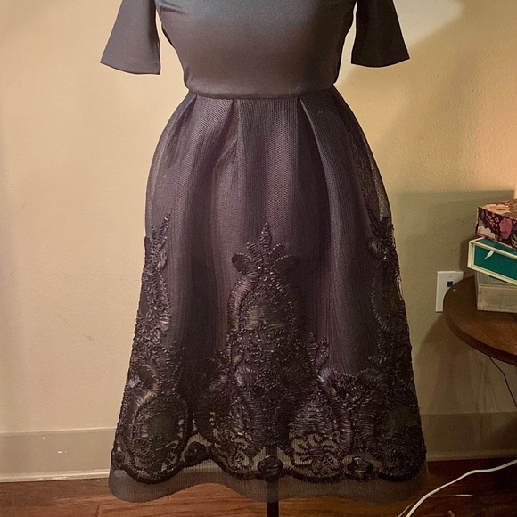 GIANNI BINI Dana Off-The-Shoulder Cocktail Dress S - Picture 5 of 8